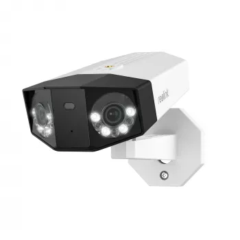 IP stebėjimo kamera Reolink DUO Series P750 lauko sieninė 16 MP 7680×2160 CMOS 1/2,7 colio 2,8 mm 180°×55° PoE IP67 įmontuotas šviesos diodas, mikrofonas, garsiakalbis