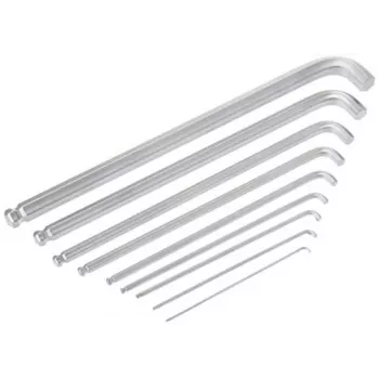 Wera 950/9 Hex-Plus 4 L-raktų rinkinys, metrinis, chromuotas