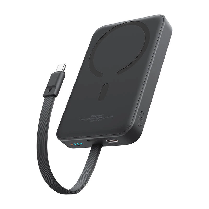 Baseus Mini 10000mAh 30W Magnetinis Powerbank (juodas) Bayern Edition
