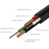 CB-MD1 Juodas greitasis laidas Quick Charge micro USB-USB | 1m | 5A | 480 Mbps