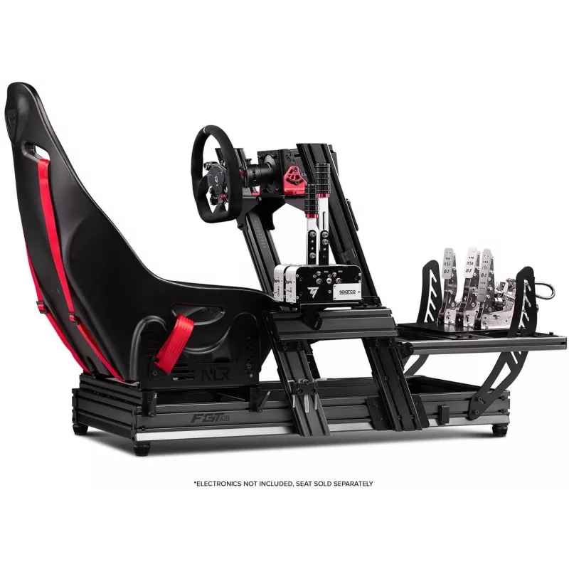 Next Level Racing - F-GT Elite Formula & GT Aliuminio Profilio Simuliatoriaus Kabina – šoninio ir priekinio tvirtinimo versija (396039)