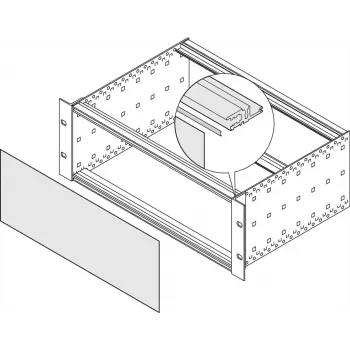 SCHROFF KONTAKTINĖ JUOSTA PRIEKINIO SKYDO 42HP 10 VNT. - Stovo priedas (24560231)