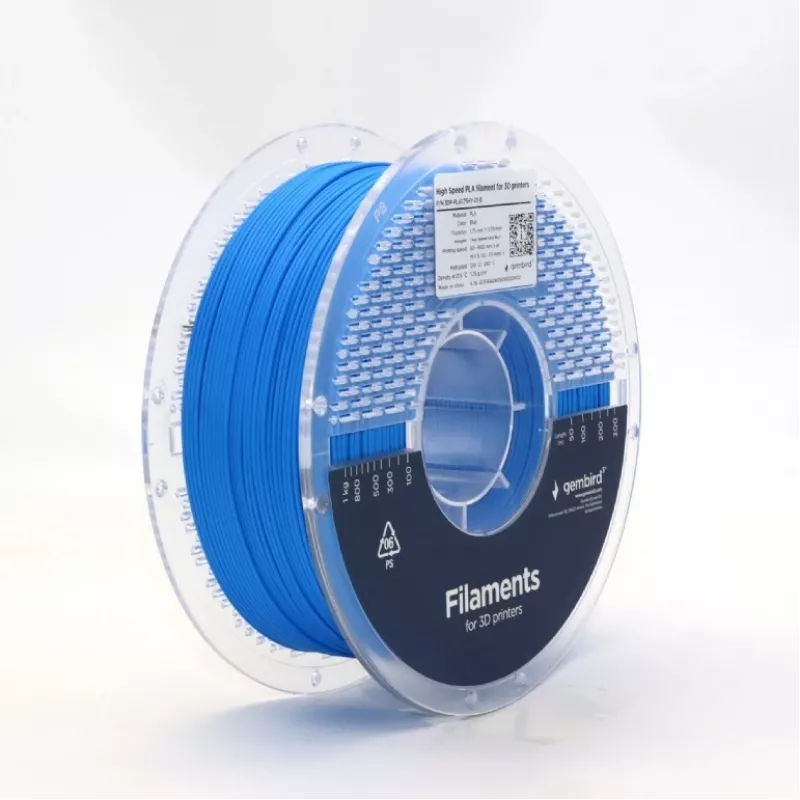 3D spausdinimo siūlas Gembird PLA 1,75 mm Mėlynas 1 kg ritė