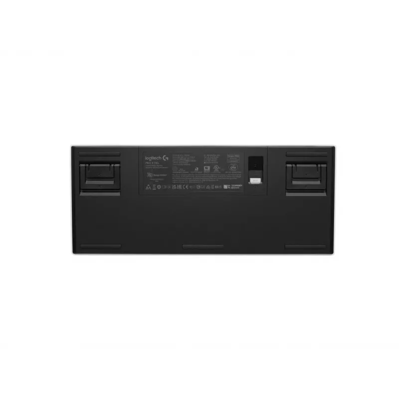 Logitech G PRO X TKL klaviatūra, žaidimams, RF belaidė + Bluetooth, QWERTY US International, balta