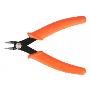 Įstrižosios replės DeLOCK šoninės žnyplės oranžinės 12,7 cm