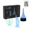 Manta SNL125RGB RGB 3D pastatų dekoratyvinė LED lempa