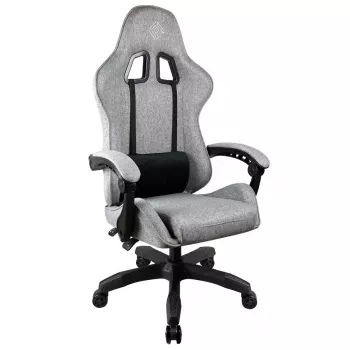 Žaidimų kėdė SUBSONIC SA5685-2 — pilka, ergonomiško dizaino, reguliuojamo aukščio