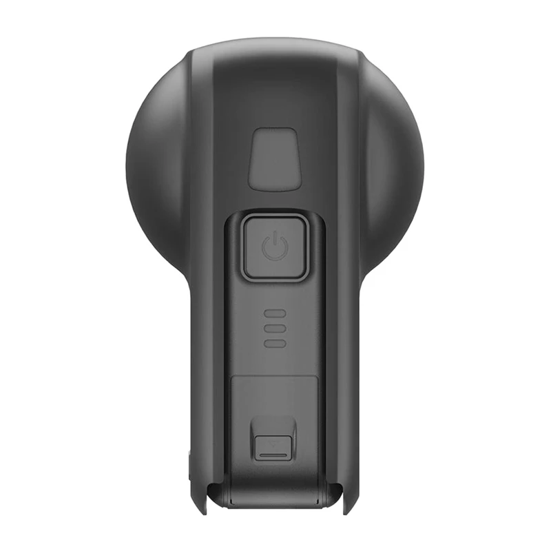 Silikoninis dėklas su objektyvo dangteliu PULUZ, skirtas DJI Osmo 360 (juodas)
