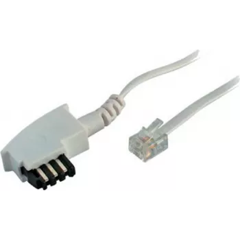 Telefono kabelis ShiverPeaks TAE F - Western (RJ11), 3,0 m