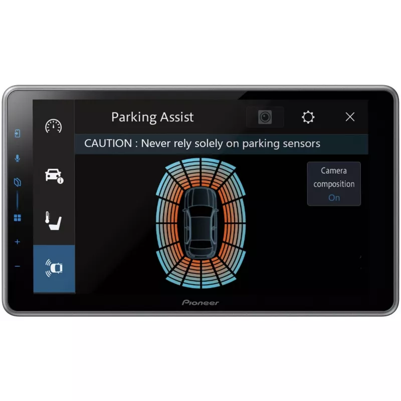 Automobilinis medijos grotuvas Pioneer SPH-DA77DAB juodas 2 DIN Wi-Fi Bluetooth