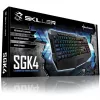 Sharkoon SKILLER SGK4 klaviatūra Gaming USB QWERTZ vokiška juoda