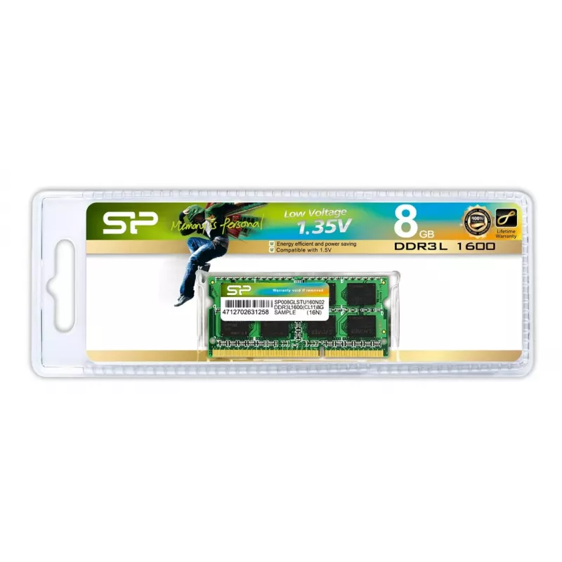 Silicon Power DDR3L 8GB 1600MHz SO-DIMM atminties modulis 204 kontaktų 1,35V CL11