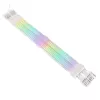 PCI-E 8 kontaktų prailginimo laidas Kolink Umbra Radiant ARGB — dvigubas 2× 8 kontaktų, aptrauktas GPU maitinimo prailginimas