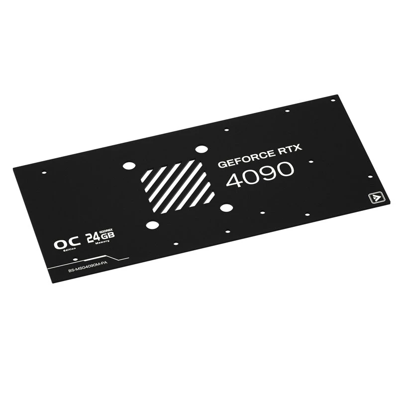 Aušinimo blokas Barrow LRC 2.0, skirtas MSI RTX 4090 Suprim/Trio RGB – juodas akrilas