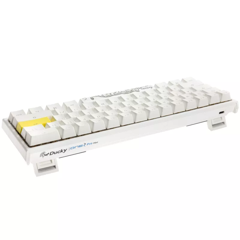 Mechaninė žaidimų klaviatūra Ducky One 2 Pro Mini RGB LED su Cherry MX Blue jungikliais, 60% išdėstymas