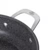 Indukcinė gili keptuvė su 2 rankenomis BALLARINI Salina Granitium 24 cm 75002-811-0