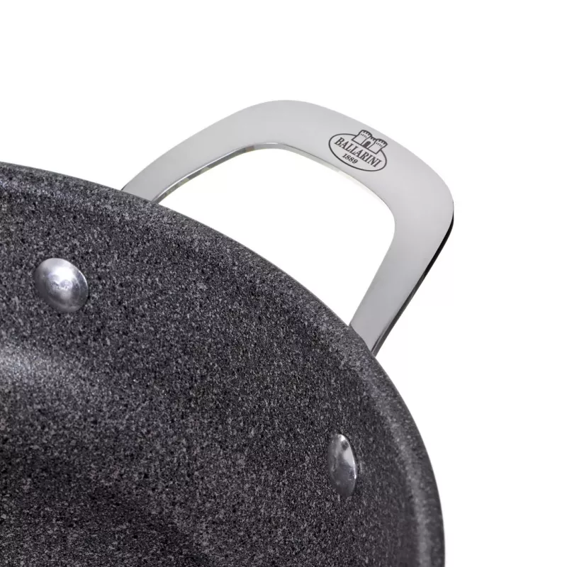 Indukcinė gili keptuvė su 2 rankenomis BALLARINI Salina Granitium 24 cm 75002-811-0
