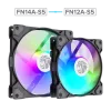 Gamemax | Korpuso ventiliatorius | FN14A-S5 | Juodas