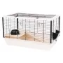 Graužikų narvas INTER ZOO Bunny 80 De Luxe — plastikinis, 78×48×50 cm, dubenėlis pridėtas