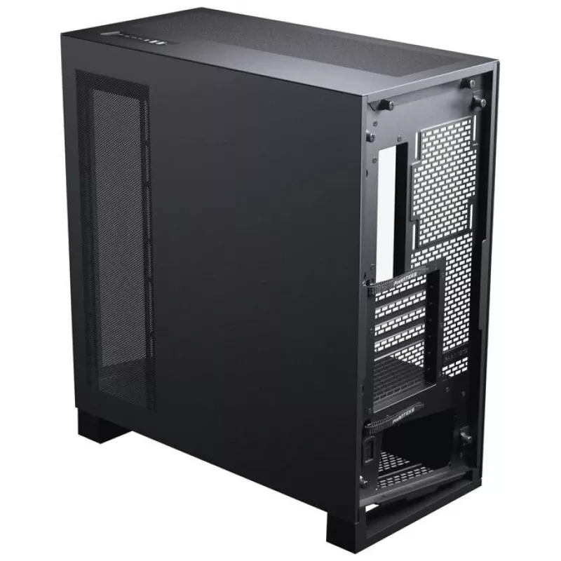 PHANTEKS NV-Series NV5 MK2 ATX korpusas, grūdintas stiklas, DRGB - satino juoda + 3 vnt. M25 Gen2 PWM D-RGB ventiliatoriai atvirkštinėmis mentėmis + 1 įprastas ventiliatorius - 120 mm