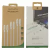 4smarts USB-C į kabelis PremiumCord 60W 3 vnt. rinkinys 0,5m+1,5m+3m Baltas - Sidabrinis, Baltas - 3 vnt. (540621)