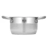 Apvalus nerūdijančio plieno puodas Resto Kitchenware Libra 1,9 L