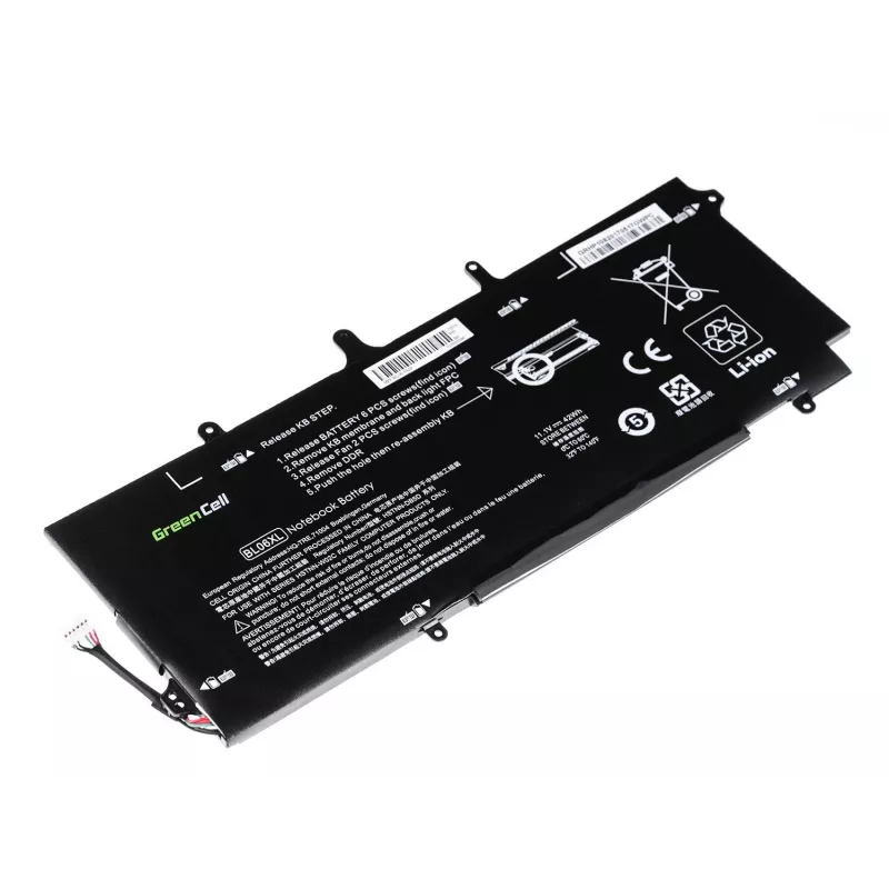 GREENCELL HP108 baterija Green Cell BL06XL HSTNN-DB5D 722297-001 722236-2C1 HP EliteBook Folio