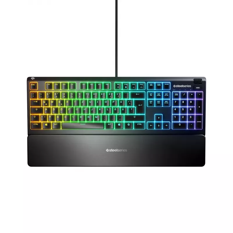 Steelseries Apex 3 klaviatūra, skirta žaidimams, USB, juoda