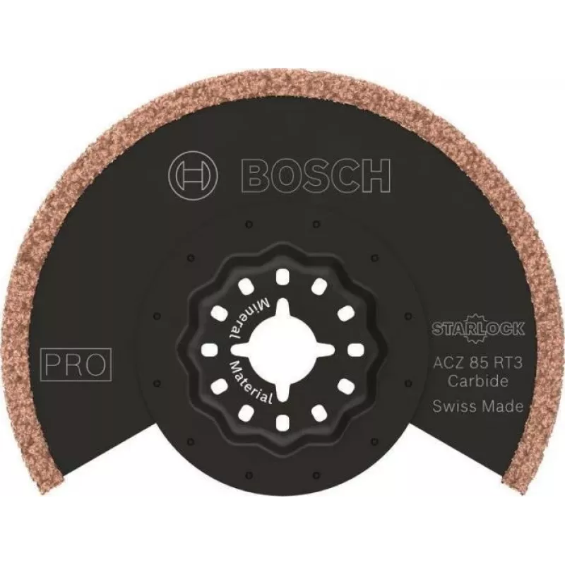 Apskrito segmento pjūklo diskas Bosch PRO ACZ 85 RT3, 85,0 mm skersmens