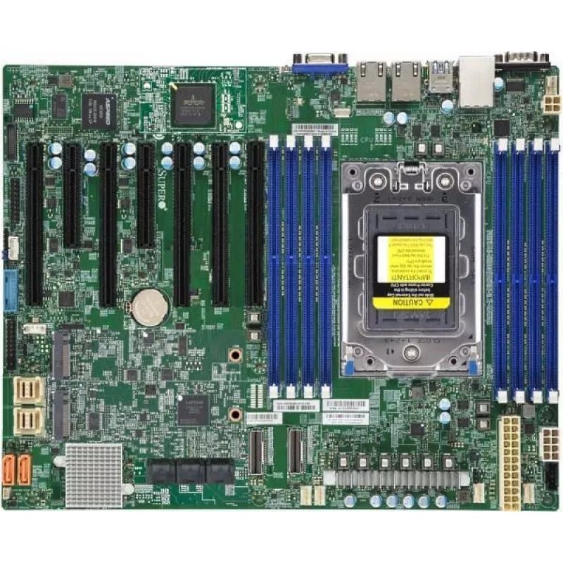 Super Micro SUPERMICRO H12SSL-i - Pagrindinė plokštė - ATX - Socket SP3 - USB3.0 - 2 x Gigabit LAN - Integruota grafika (MBD-H12SSL-i-B)