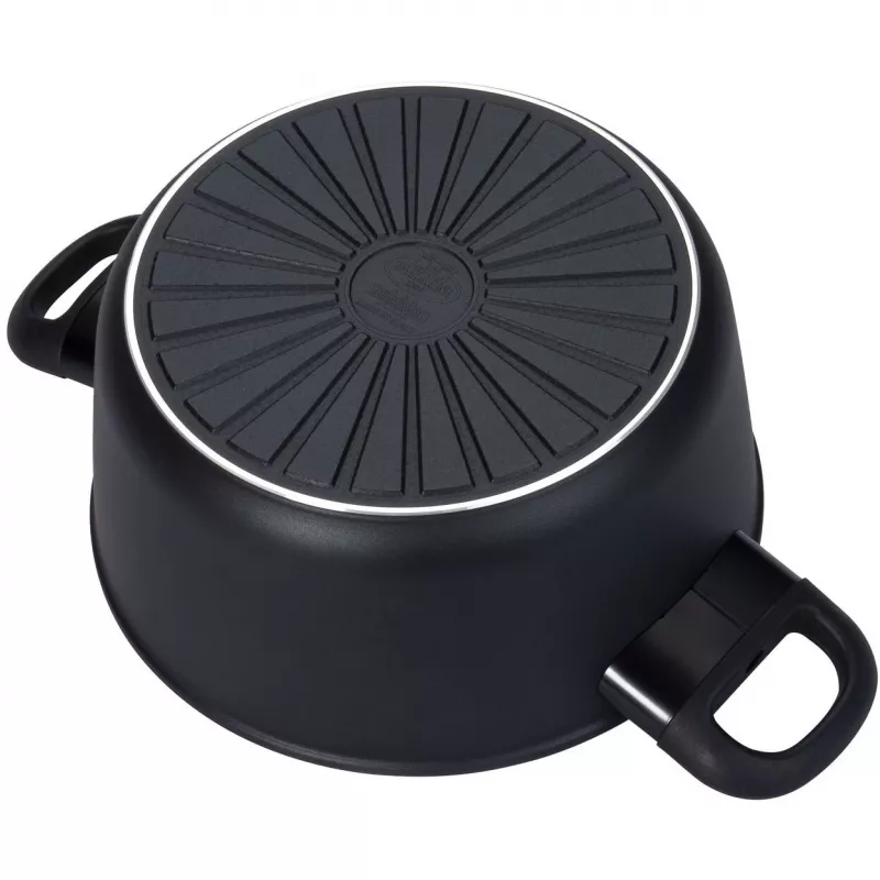 Puodas BALLARINI 75002-921-0 Apvalus Juodas Aliuminis 24 cm