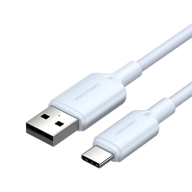 USB 2.0 A į USB-C 3A laidas Vention CTQLF 1M (mėlynas)