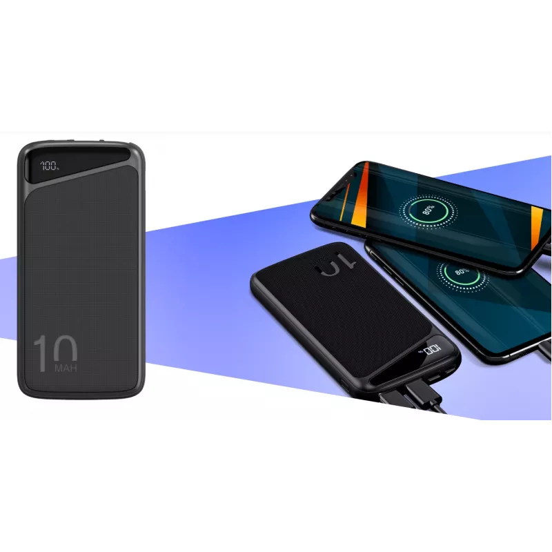 Nešiojamoji išorinė baterija Navitel PWR10 MX Juoda 10000 mAh