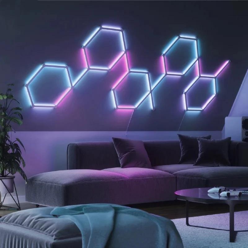 Nuotaikos apšvietimo Nanoleaf Lines išplėtimo rinkinys 3 vnt.