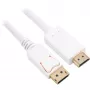 Sharkoon adapterio kabelis DisplayPort 1.2 > HDMI 4K baltas 3 metrai