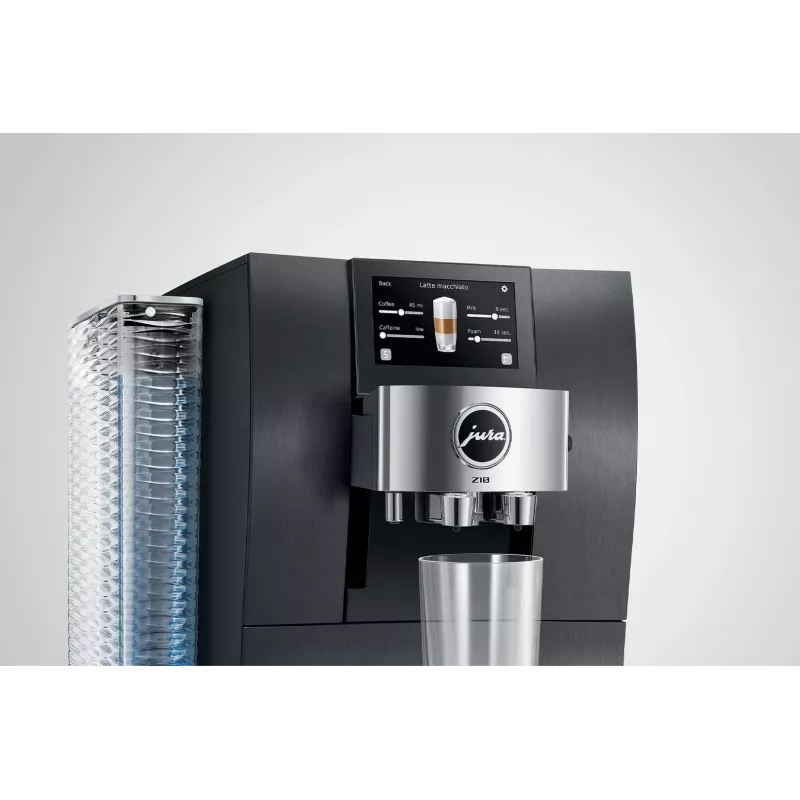 Espreso aparatas JURA Z10 Visiškai automatinis 2,4 L Aliuminis, juoda, 1450 W, 15 bar, 51 gėrimas