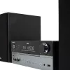 Namų garso mikrosistema Aiwa MSBTU-700DAB — 25 W RMS, DAB+/FM, Bluetooth 10 m, dėklo tipo CD, LED ekranas, juoda/arktinė mėlyna