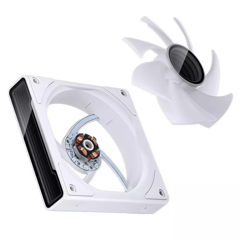 Aušinimo ventiliatorius Jonsbo ZK-120W 3in1 A-RGB baltas — 120 mm, A-RGB apšvietimas