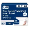 Lankstomas rankšluostinis popierius Tork Xpress Multifold Universal H2 2 sluoksnių, 23,4 x 21,3 cm (20 vnt.)