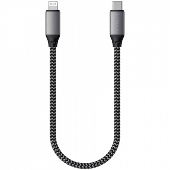 Satechi ST-TCL10M USB laidas 0,25 m USB C USB C/Lightning juoda pilka