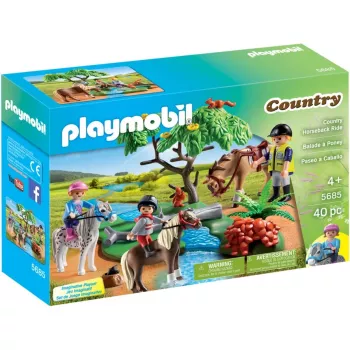Playmobil Country Horseback Ride - Tier - Country Horseback Ride - 4 metai - Įvairiaspalvis (5685)