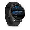 Išmanusis laikrodis GARMIN Venu 4 1,4 colio AMOLED GPS juodas, 45 mm korpusas, 8 GB, 12 dienų baterija, 5 ATM