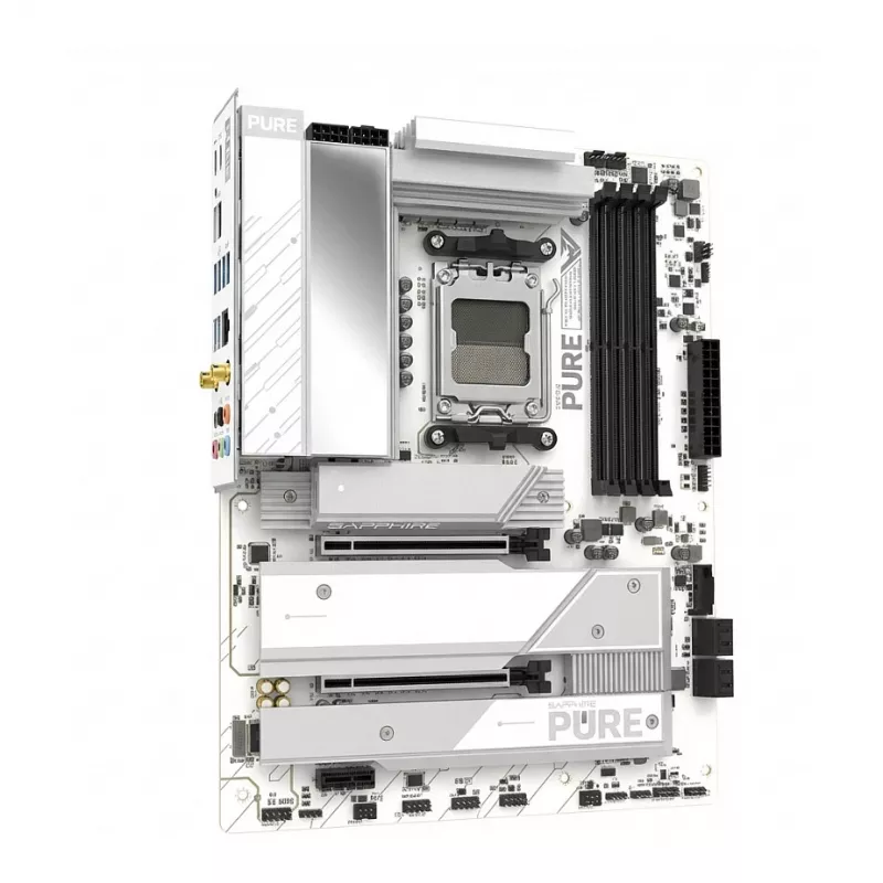 Sapphire AM5 SAPPHIRE PURE X870A WIFI7 pagrindinė plokštė AMD AM5 lizdams