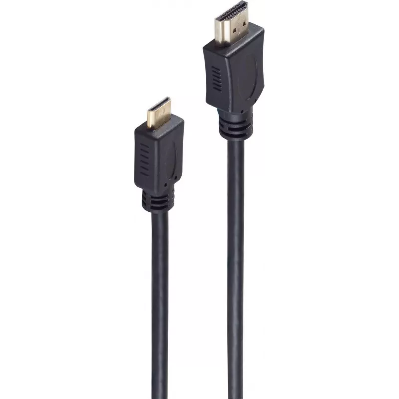shiverpeaks BS77473-2 HDMI-kabelis 3 m HDMI Type A (Standard) HDMI Type C (Mini) juodas (BS77473-2)