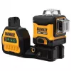 Lazerinis nivelyras DeWalt DCE089D1G18-QW žalias spindulys savaiminis išsilyginimas 360° suderinamas su imtuvu