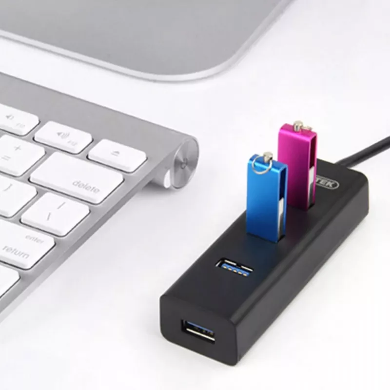 UNITEK Y-3089 interface hub USB 3.2 Gen 1 (3.1 Gen 1) Type-A 5000 Mbit/s Juoda
