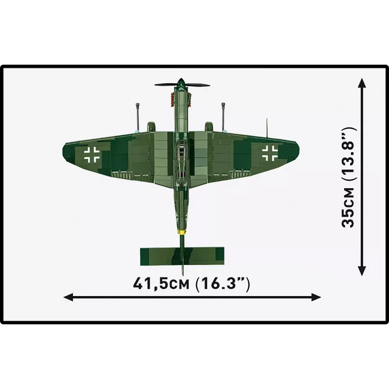Statybinis rinkinys Cobi Blocks Junkers JU 87G-2 Stuka 571 vnt. modelio rinkinys