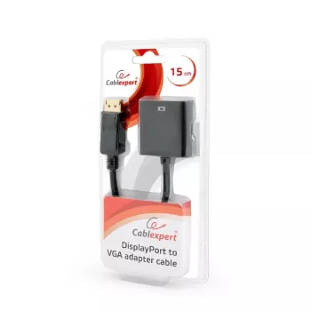 Adapteris DisplayPort į VGA, juodas