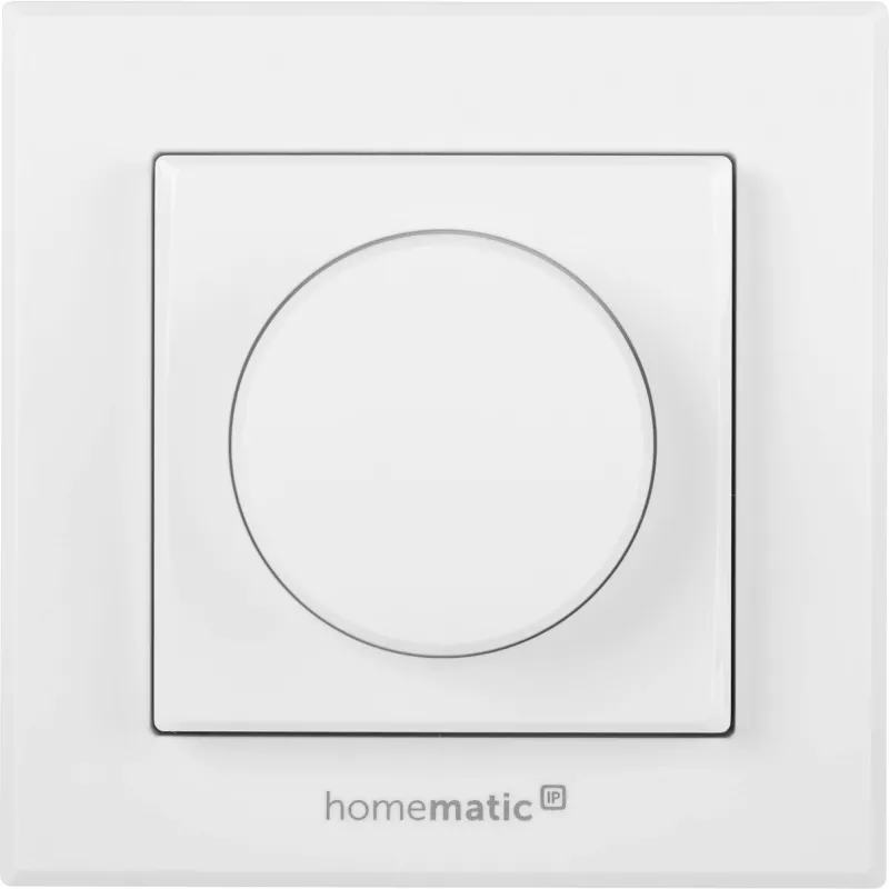 Šviesos jungiklis Homematic IP HMIP-WRCR rotacinis baltas 55x55x27 mm