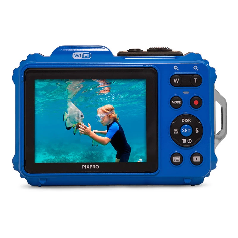 Vandeniui atsparus fotoaparatas Kodak WPZ2 (mėlynas) – modelis 819900013993